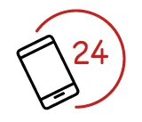 Telefon Portal Icon 24/7